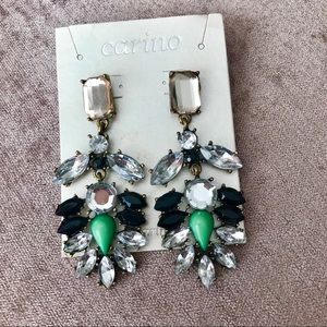Statement drop earrings